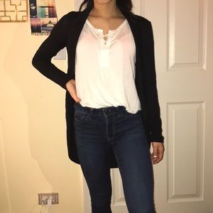 Black knit Aeropostale cardigan